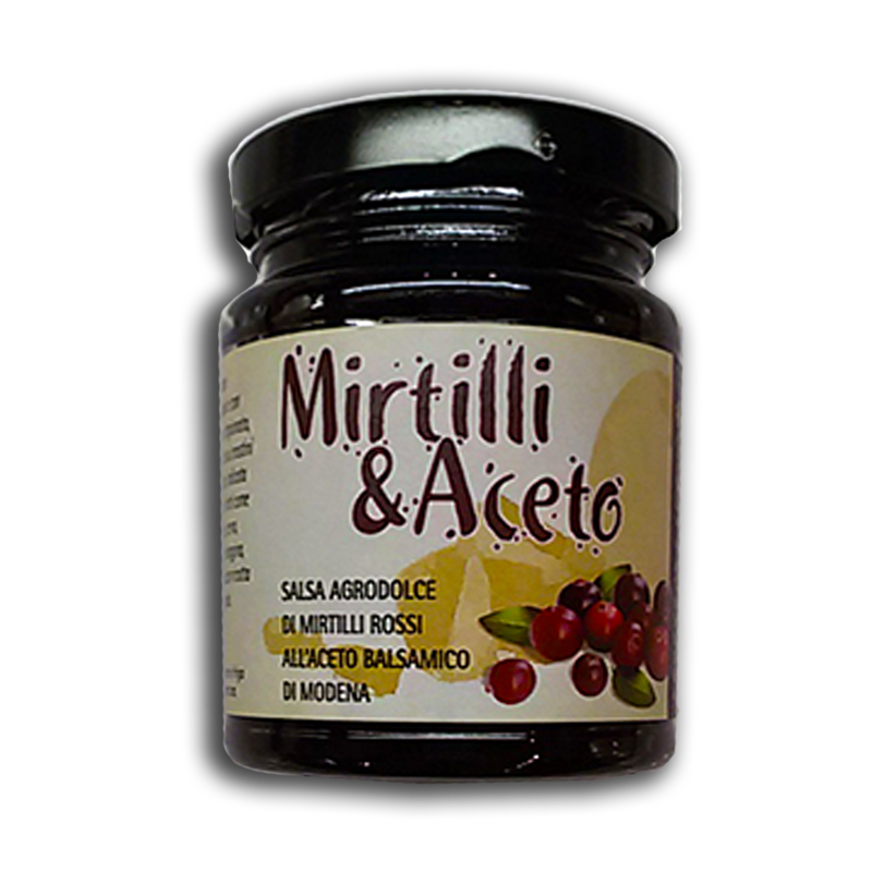 Salsa di mirtilli e aceto balsamico di Modena - Caseificio ...